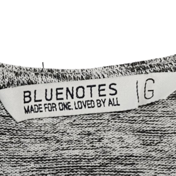 Bluenotes Women's Grey Mix Cozy Long Sleeve Casual Dress Size Large - Picture 5 of 7